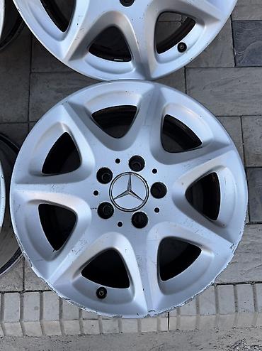 диски w220: Литые Диски R 16 Mercedes-Benz, Комплект, отверстий - 5, Б/у — 6