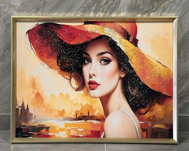 Şəkillər, tablolar: Üzəri epoksid boya ilə örtülmüş, canlı və parlaq görünüşə sahib olan — 14