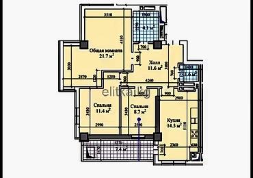 жк севен: 3 комнаты, 82 м², Технопарк Элитка, 5 этаж, ПСО (под самоотделку) — 4