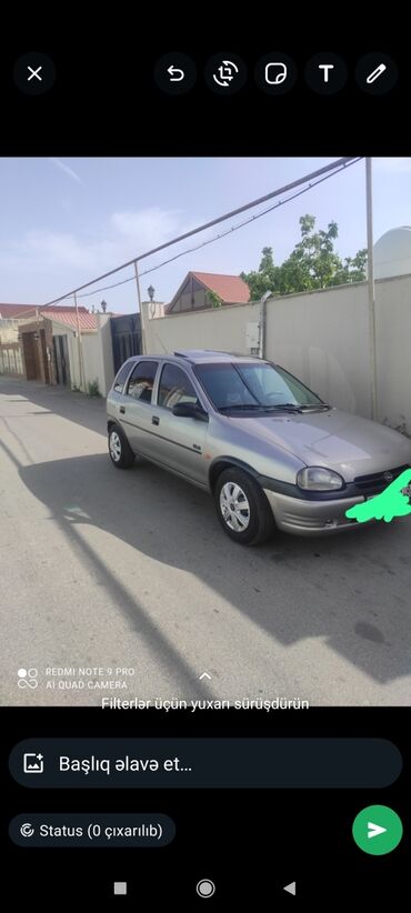 Avtomobil satışı: Opel Vita: 1.4 l | 1996 il | 1400 km Hetçbek
