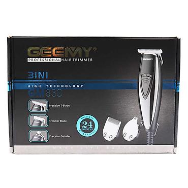 Trimmerlər və saç qırxan maşınlar: Geemy 830 Təsviri: Birbaşa şəbəkə ilə kişilər üçün Trimmer dəsti 3in1 — 2