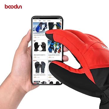 калпак: Тёплые, зимние перчатки спортивного характера boodun манжет — 4