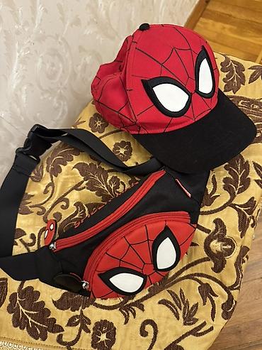 dəst cantalar: Uşaq üçün Marvel temalı dəst – Hörümçək Adam Lc waikiki kepka və — 6
