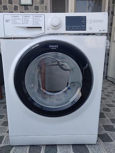 ariston alan: Paltaryuyan maşın Hotpoint Ariston, 6 kq, Təmirə ehtiyacı var, Avtomat, Qurutma var, Kredit yoxdur, Ünvandan götürmə — 1