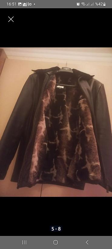 frenç gödəkçə: Kurtka, Dəri, Qış, 2XL — 7