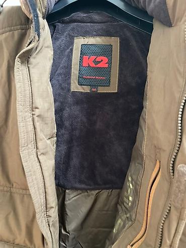 Пуховики и зимние куртки: Женская Зимняя парка K2 High Tech Gear, цвет хаки/коричневый цена своя — 6