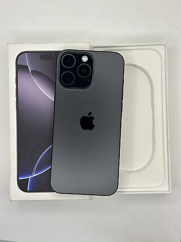 IPhone 16 Pro Max, Б/у, 256 ГБ, Black Titanium, Коробка, 91 % at lalafo.kg IPhone 16 Pro Max, Б/у, 256 ГБ, Black Titanium, Коробка, 91 %