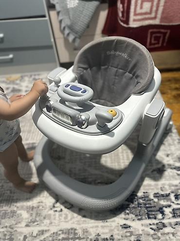 ходунок chicco space: Детские ходунки Babywalker в серо-белом цвете. Удобная модель для — 2