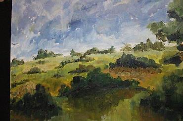 box: SLIKA PEJZAŽ, IMPRESIONIZAM, ULJE NA PLATNU, 40 X 50 | Slika sa — 4
