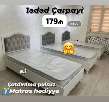 yataq tək: Çarpayı yeni tək nəfərlik
