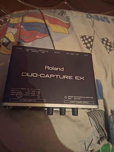 mikrofon sm58: Roland duo capture ex ses karti qesey ses kartidi preamp eladi bu ses — 1