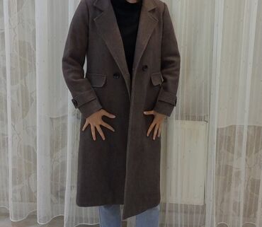 toxunma jaket: Palto, XL (EU 42), rəng - Qəhvəyi