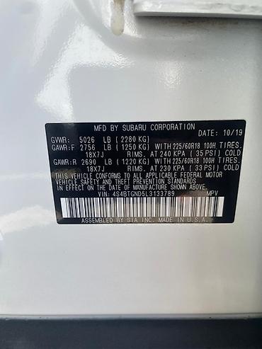 2 0 турбо: Subaru Outback: 2019 г., 2.4 л, Вариатор, Бензин, Универсал — 8