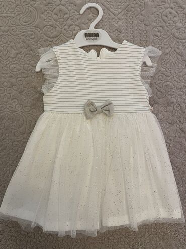 жер тошок: Детское платье, цвет - Белый