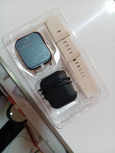 smart saat t500: Yeni, Smart saat, Sensor ekran, rəng - Qızılı — 2