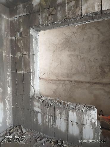 beton zaborlar: Beton kəsmə beton deşmə xidməti Karot - HILTI DD 200 / 350 ilə 25 ° — 4
