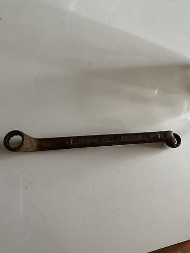Ручные механические инструменты: İkiucu halqalı açar 0285 (box-end wrench) - Material: möhkəm polad - — 2