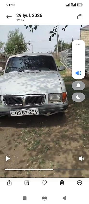 ilkin odenis 2000 azn avtomobil: GAZ Volga 3102/31029 (emblem və dizayna görə 3102 seriyasına bənzər) — 2