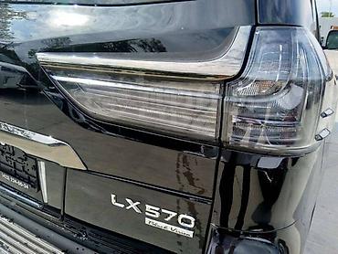 black: Накладка Стоп Сигнала Lexus LX570 LX450 Black Vision — 5