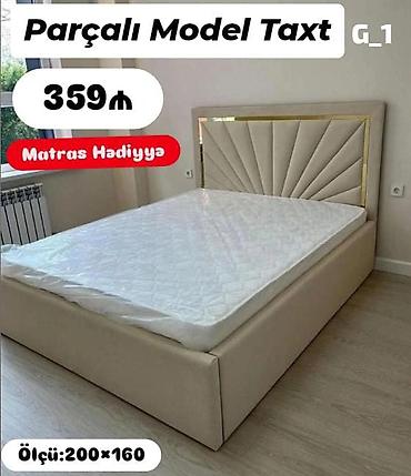 Parçalı model taxt – G_1 - Ölçü: 200×160 sm - Dəri/qumaş üzlü taxta lalafo.az -da Parçalı model taxt – G_1 - Ölçü: 200×160 sm - Dəri/qumaş üzlü taxta