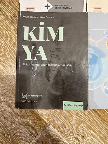 Testlər: Məhsul: DİM “Test Toplusu” kitabları dəsti – Kimya və Biologiya — 9