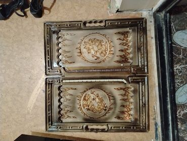 Nərdlər: Taxta nərd dəsti və təsbeh komplekti - Əl işi taxta nərd: Qapaq və — 2