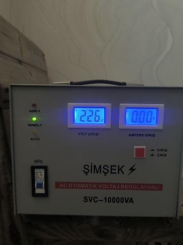 220 v: ŞİMŞEK SVC-10000VA – AC avtomatik voltaj tənzimləyici - Güc: 10 kVA — 1