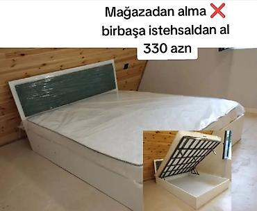 iki: Yeni, İkinəfərlik çarpayı, Bazalı, Siyirməsiz — 1