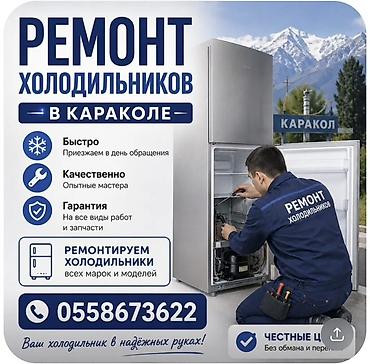 витринный холодильники: Ремонт холодильников в Караколе - Выезд в день обращения — быстрое — 1