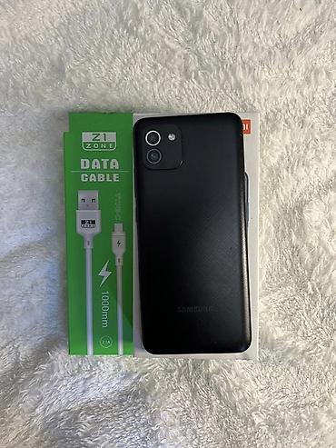 samsung galaxy a03 core: Samsung Galaxy A03, 64 GB, rəng - Qara, Barmaq izi, Face ID — 4