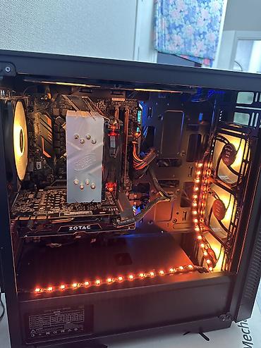 Настольные ПК и рабочие станции: Компьютер, ядер - 6, ОЗУ 16 ГБ, Для несложных задач, Б/у, Intel Core i5, NVIDIA GeForce GTX 1070, HDD + SSD — 10