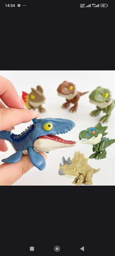 Игрушки: Коллекционные мини пальчиковые динозаврики станут настоящей находкой