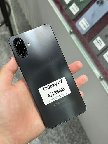 телефон самсунг а: Samsung Galaxy A07, Б/у, 128 ГБ, цвет - Черный, В рассрочку, 2 SIM — 1