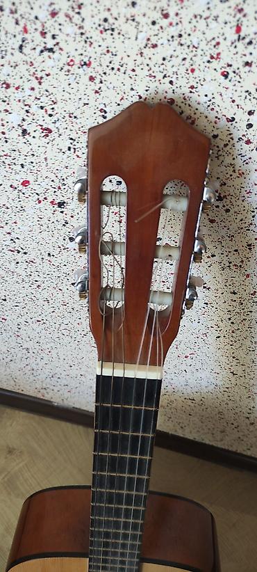 electro gitara: Klassik akustik gitara – LoMed modeli (etiketdə “LoMed model: L16” — 6