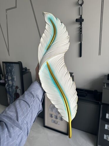 Bra, divar lampaları: İşıqlı lələk bra. 4 fərqli rəng çeşiti olan bu dekor bralar evinizin — 14