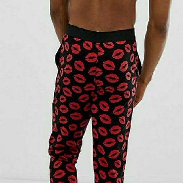 оптом одежда женская: Пижамные штаны "Kiss" Размер S (44-46) Турецкое качество!!! Цена 990