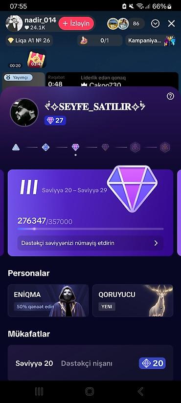 günlük is elanları bakı: TikTok hesabı satılır — “SEYFE_SATILIR” Xüsusiyyətlər: - Platforma — 1