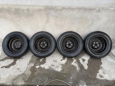 nano: Колеса в сборе 195 / 65 / R 15, Лето, Б/у, Комплект, Легковые, Железные, отверстий - 5 — 2