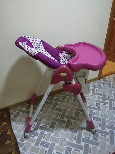 pive seti: Mamalove uşaq yemək stulu - Rəng: bənövşəyi/çəhrayı tonlarda, naxışlı — 3