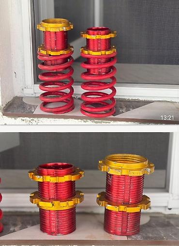c 202 stopu: Avtomobil üçün tənzimlənən yaylı coilover spacer (sleeve) dəsti - — 1