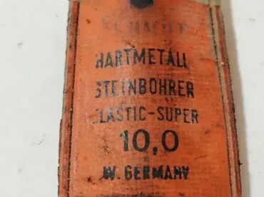 Ostali uređaji: Burgija 10mm sa vidijom, za beton Elastic Super (4125) West Germany — 5