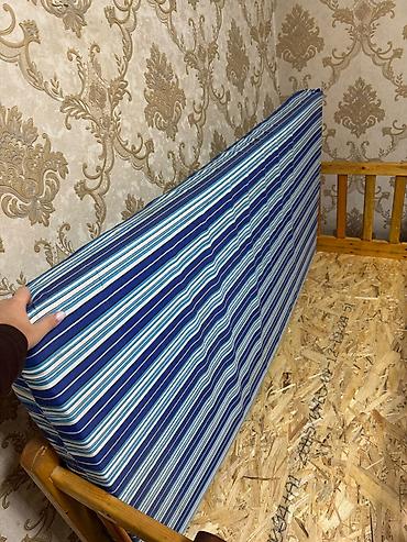 Балдар керебети: Детская кроватка из массива дерева с матрасом и мягкими бортами - — 2