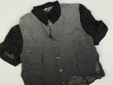 kropki koszulka: Women's blouse, M (EU 38)