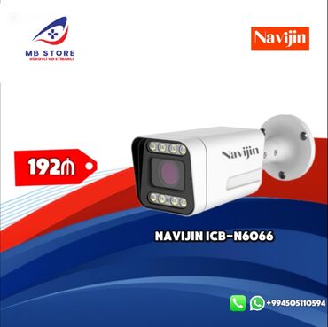 Videomüşahidə: Navijin ICB-N6066 4MP Ağıllı Bullet Təhlükəsizlik Kamerası 🔹 Model