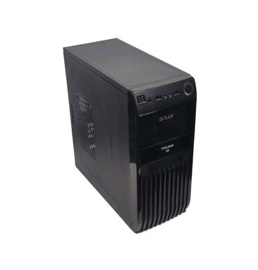 материнская плата бу: ПК корпусу, Колдонулган, Mini-ATX, түсү - Кара