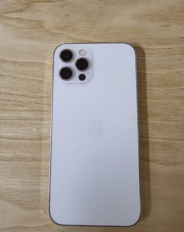 14 pro max цена бишкек: IPhone 12 Pro, Колдонулган, 256 ГБ, White Titanium, 80 %