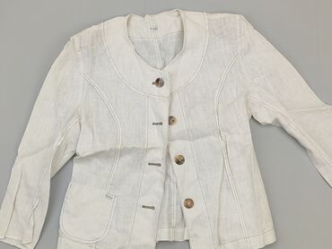 białe bluzki z bufiastymi rękawami: Women's blazer M (EU 38), condition - Good