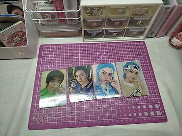 İncəsənət və kolleksiyalar: K-pop fotokart kolleksiyası – 4 ədəd son şəkildə qeyd edildiyi kimi — 1