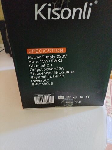 Dinamiklər və kolonkalar: Yeni Jam Kolonka, Növ - Akustik, rəng - Qara — 7