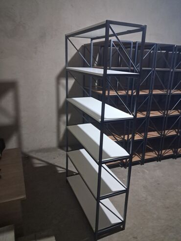 Стеллажи: Стеллаж Для книг, Лофт, 1800 см * 950 см * 300 см — 4